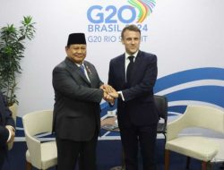Presiden Prabowo Gelar Pertemuan Bilateral dengan Presiden Macron di KTT G20 Brasil