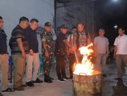 176 Surat Suara Rusak Tak Terpakai di Asahan Dimusnahkan